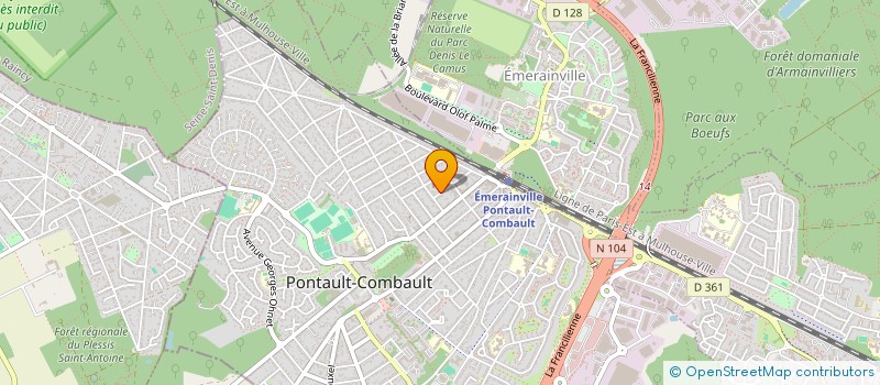 localisation de l'entreprise SILVA à PONTAULT-COMBAULT