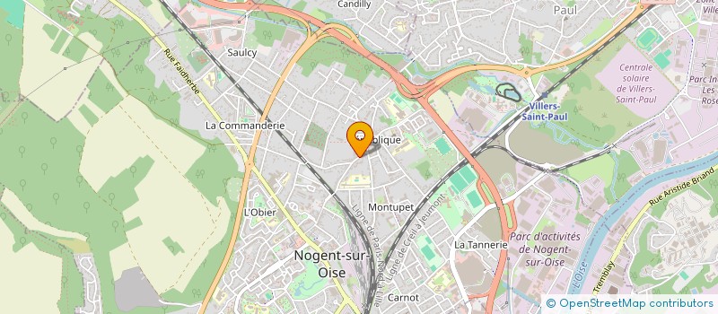 localisation de l'entreprise SILVA  NOGENT SUR OISE