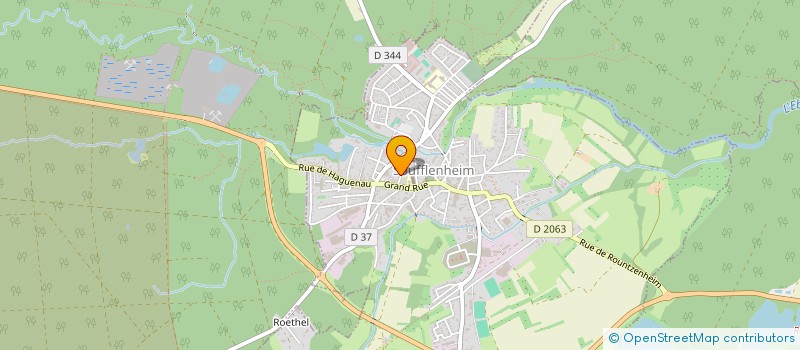 localisation de l'entreprise SILVA  SOUFFLENHEIM