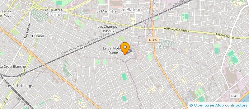 localisation de l'entreprise SILVA BTP à SARTROUVILLE