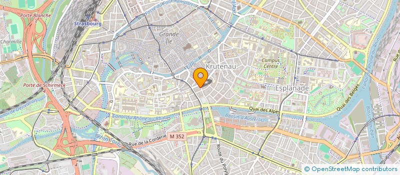 localisation de l'entreprise SILVA ENVIRONNEMENT à STRASBOURG