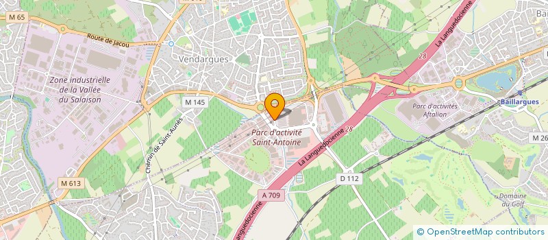 localisation de l'entreprise SILVA EXPERTISE COMPTABLE à SAINT-AUNES
