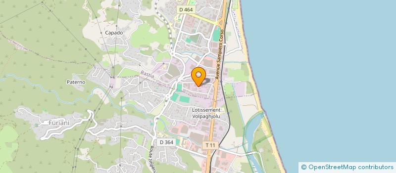 localisation de l'entreprise SILVA INVEST IMMOBILIER II à BASTIA