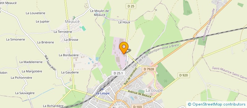 localisation de l'entreprise SILVA-LOG à LA LOUPE