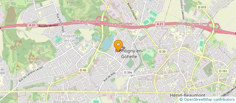 localisation de l'entreprise SILVA POULAIN à MONTIGNY-EN-GOHELLE