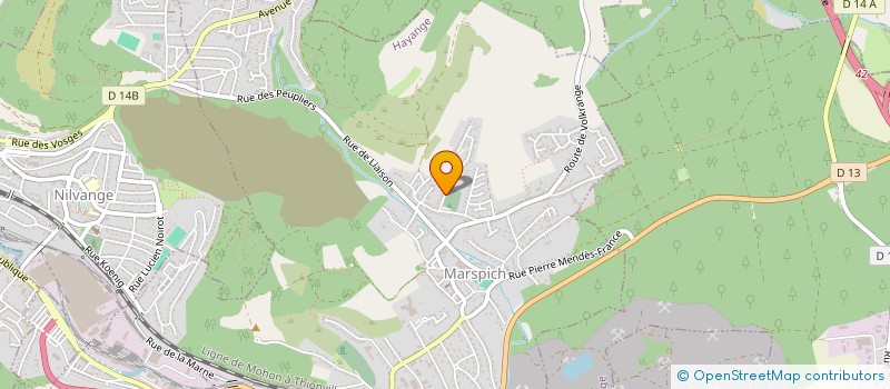 localisation de l'entreprise SILVA QT  HAYANGE