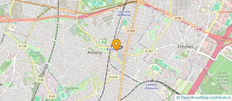 localisation de l'entreprise SILVAC à ANTONY