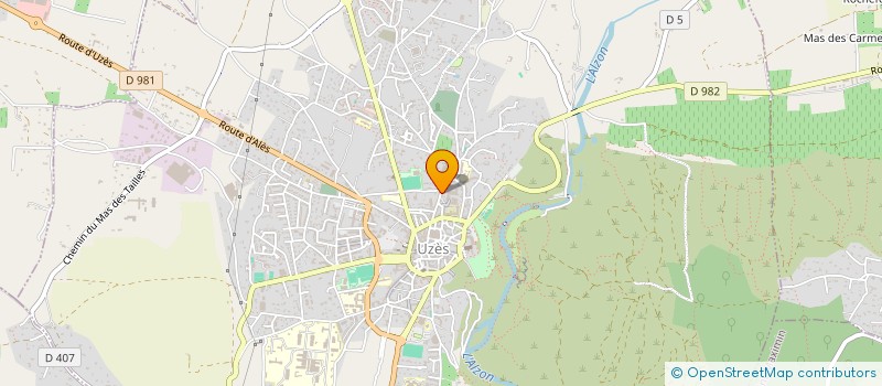 localisation de l'entreprise SILVADA  UZES