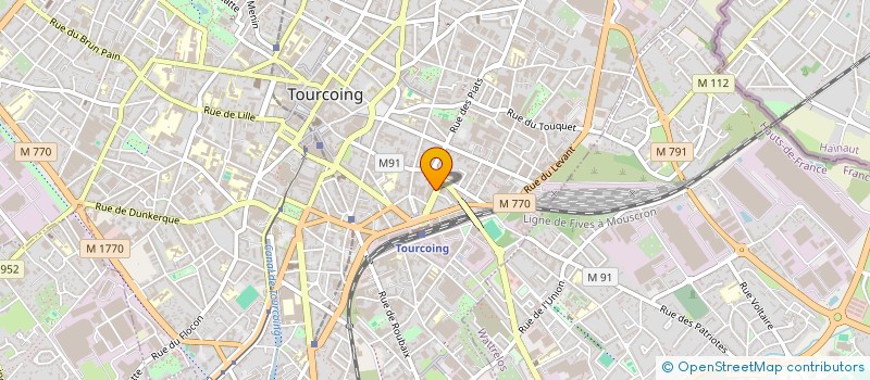 localisation de l'entreprise SILVAE  TOURCOING