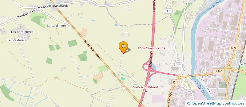 localisation de l'entreprise SILVAIR SERVICES  CHATELLERAULT