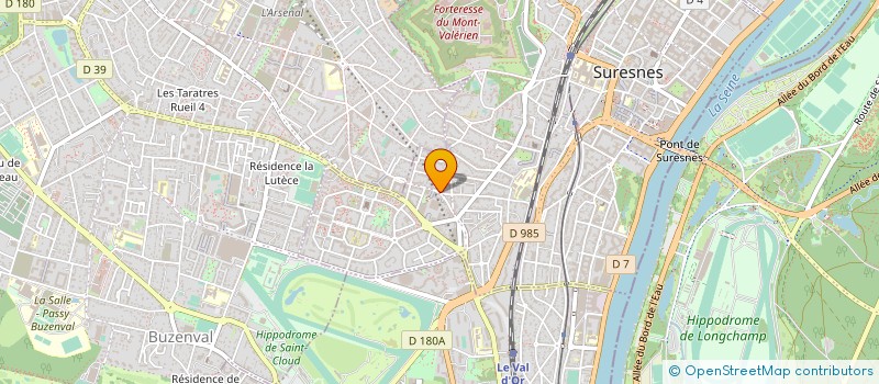 localisation de l'entreprise SILVAL à SURESNES