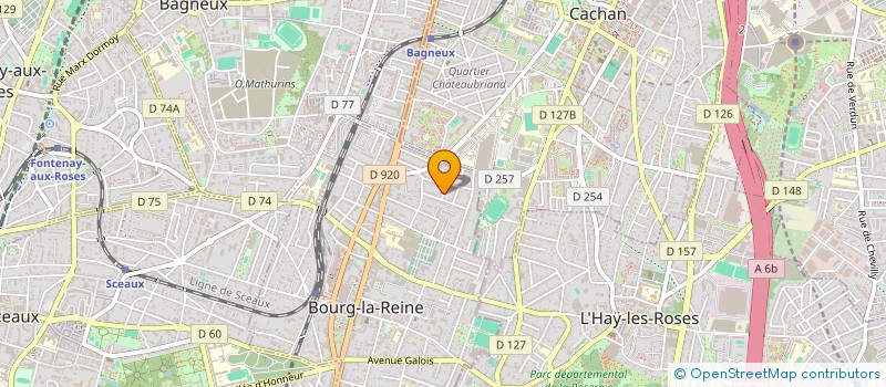 localisation de l'entreprise SILVALENCIA à BOURG-LA-REINE