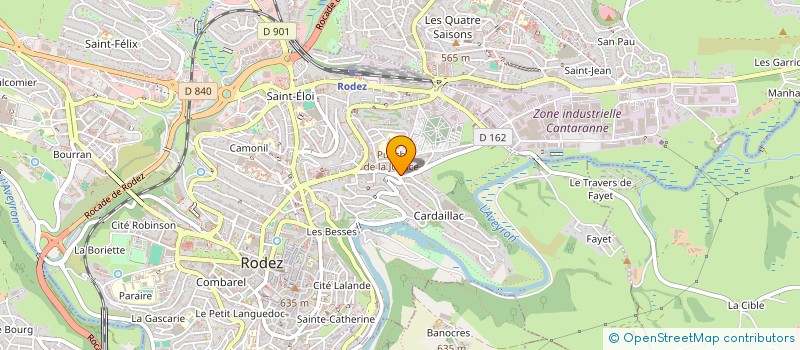 localisation de l'entreprise SILVALESS  RODEZ