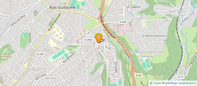 localisation de l'entreprise SILVAN à ROUEN