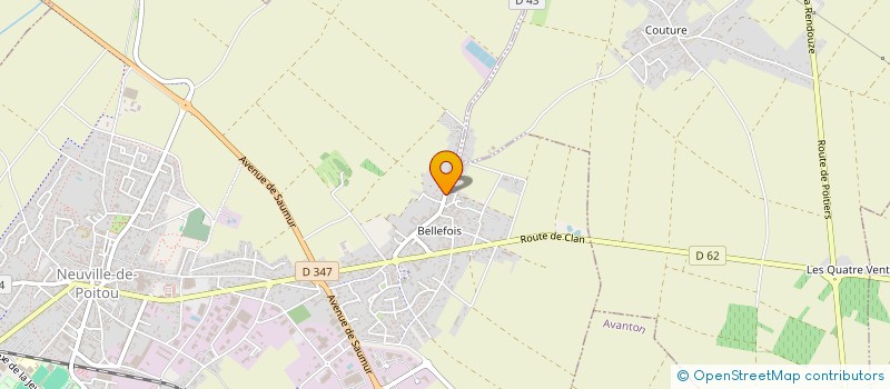 localisation de l'entreprise SILVAN-FLEURY  NEUVILLE-DE-POITOU