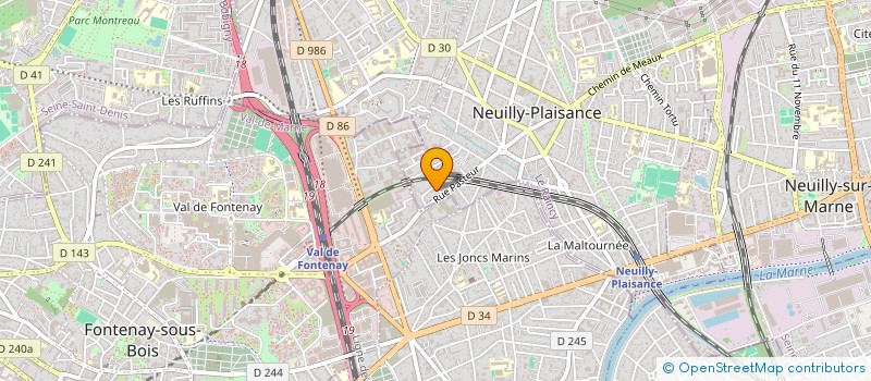 localisation de l'entreprise SILVANA  NEUILLY-PLAISANCE