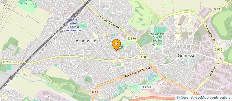 localisation de l'entreprise SILVANO à GONESSE