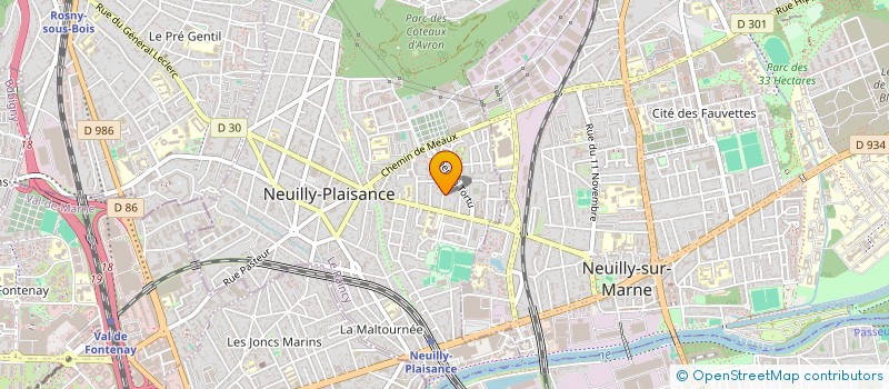 localisation de l'entreprise SILVANO ET DOMINIQUE BIANCHI à NEUILLY-PLAISANCE