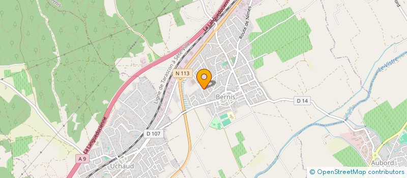 localisation de l'entreprise SILVANY  BERNIS