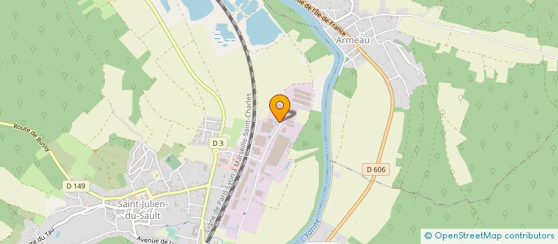localisation de l'entreprise SILVAREM INTERNATIONAL  SAINT-JULIEN-DU-SAULT