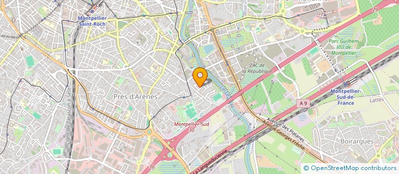 localisation de l'entreprise SILVARI à MONTPELLIER