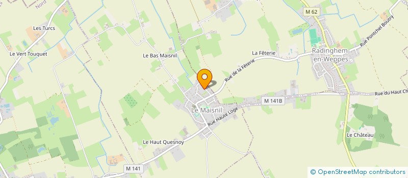 localisation de l'entreprise SILVATEX à LE MAISNIL