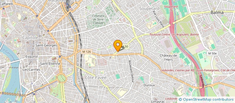 localisation de l'entreprise SILVEAINVEST à TOULOUSE