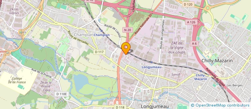 localisation de l'entreprise SILVEIRA à CHAMPLAN