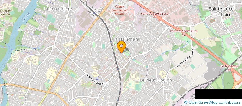 localisation de l'entreprise SILVEN à NANTES