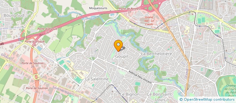 localisation de l'entreprise SILVENE HEDON à ORVAULT