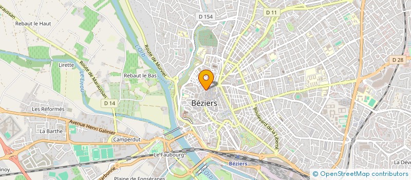 localisation de l'entreprise SILVER à BEZIERS
