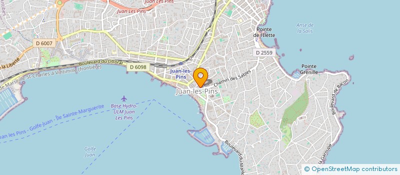 localisation de l'entreprise SILVER à ANTIBES