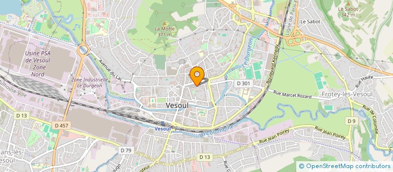 localisation de l'entreprise SILVER à VESOUL