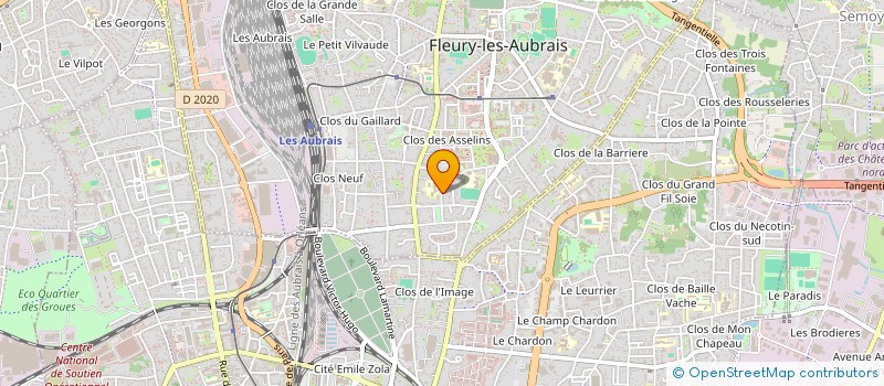 localisation de l'entreprise SILVER ADVANCE à FLEURY-LES-AUBRAIS