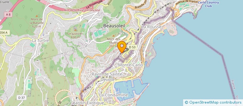 localisation de l'entreprise SILVER AGE  BEAUSOLEIL