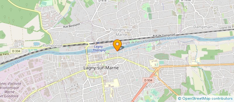 localisation de l'entreprise SILVER CARD  POMPONNE