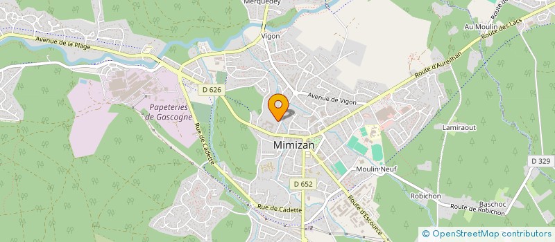 localisation de l'entreprise SILVER COAST PROPERTIES  MIMIZAN