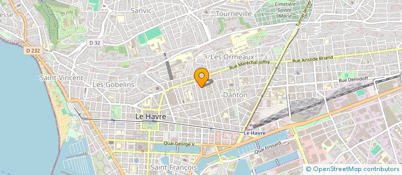 localisation de l'entreprise SILVER CONNECT à LE HAVRE