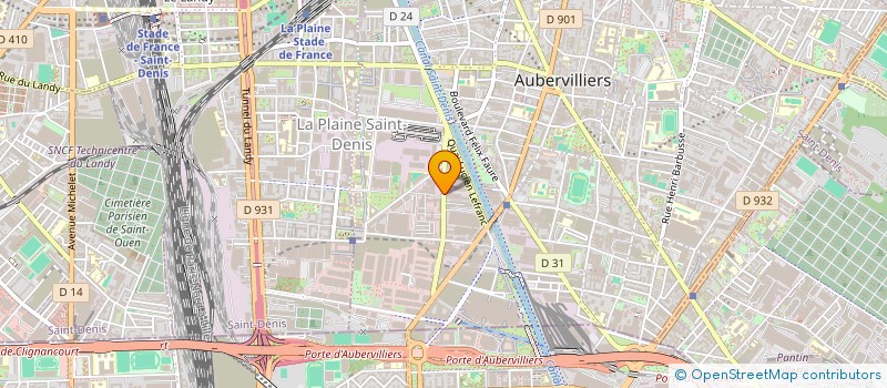 localisation de l'entreprise SILVER FASHION à AUBERVILLIERS
