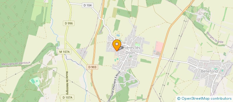 localisation de l'entreprise SILVER FINANCE  DIJON