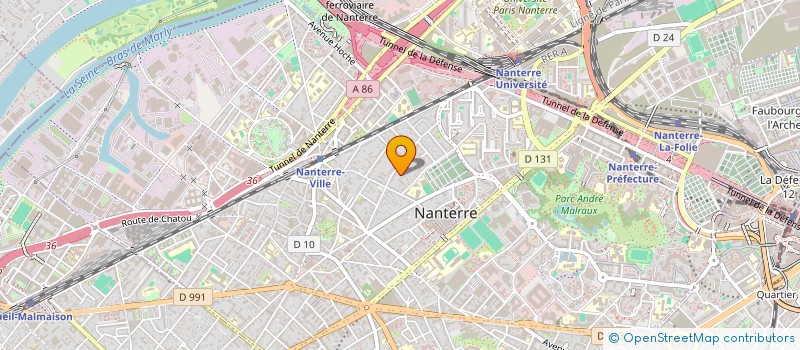 localisation de l'entreprise SILVER GAMES à NANTERRE
