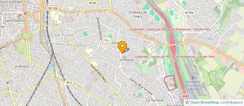 localisation de l'entreprise SILVER GROUPE  TOULOUSE