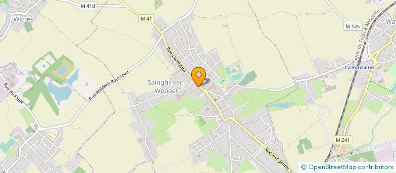 localisation de l'entreprise SILVER HOME SERVICES  SAINGHIN-EN-WEPPES