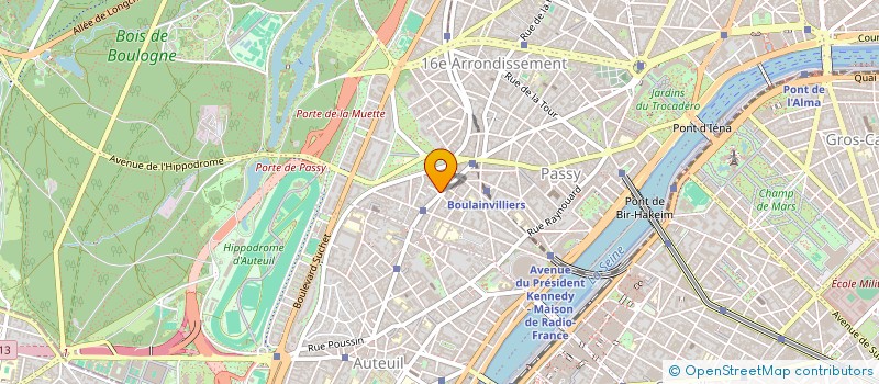 localisation de l'entreprise SILVER HOUSE PARIS MOZART  PARIS