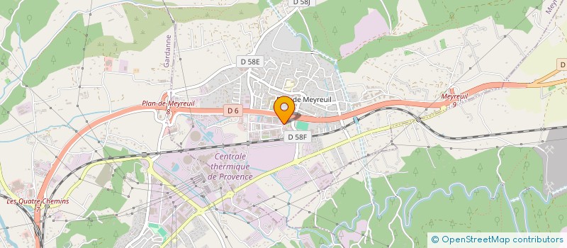 localisation de l'entreprise SILVER POOL  MEYREUIL