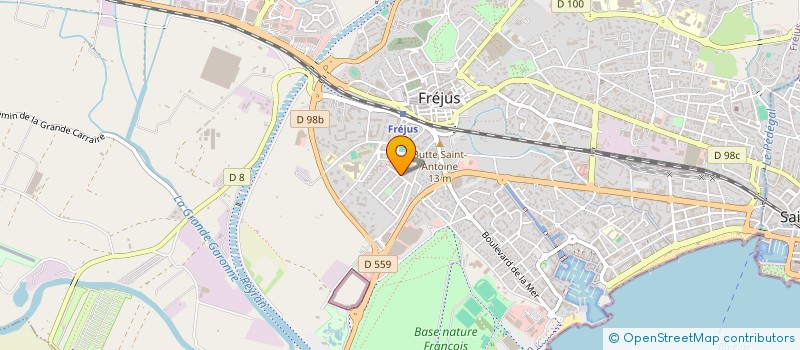 localisation de l'entreprise SILVER ROC'H à FREJUS
