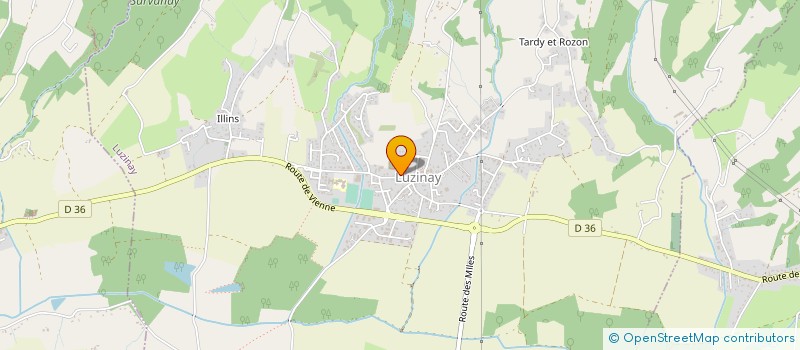 localisation de l'entreprise SILVER SELECT  LUZINAY