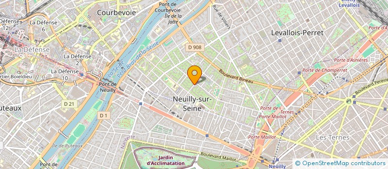 localisation de l'entreprise SILVER SPACE BEAUTE à NEUILLY-SUR-SEINE