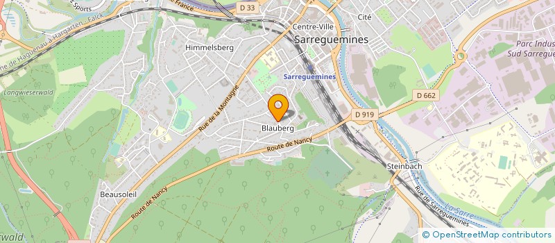 localisation de l'entreprise SILVER STAR LIMOUSINE  SARREGUEMINES