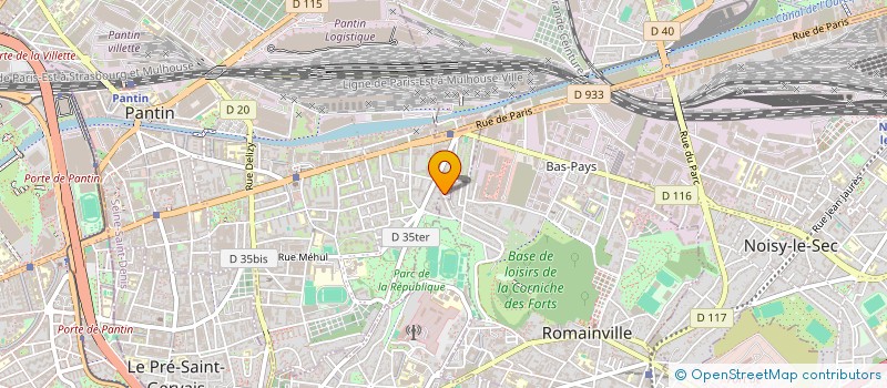 localisation de l'entreprise SILVER STONE  PANTIN